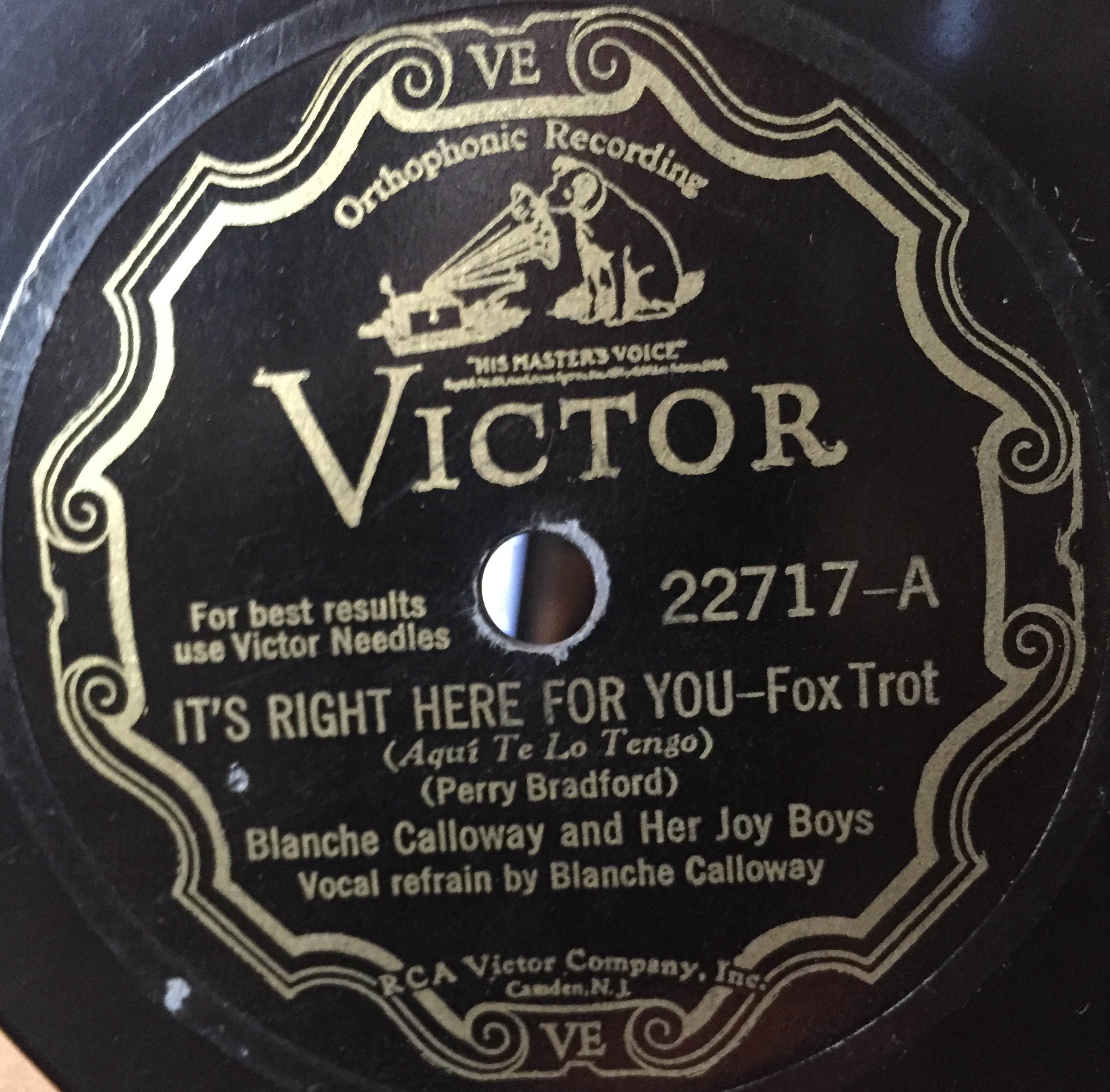 78 rpm record - John's Old Time Radio Show
